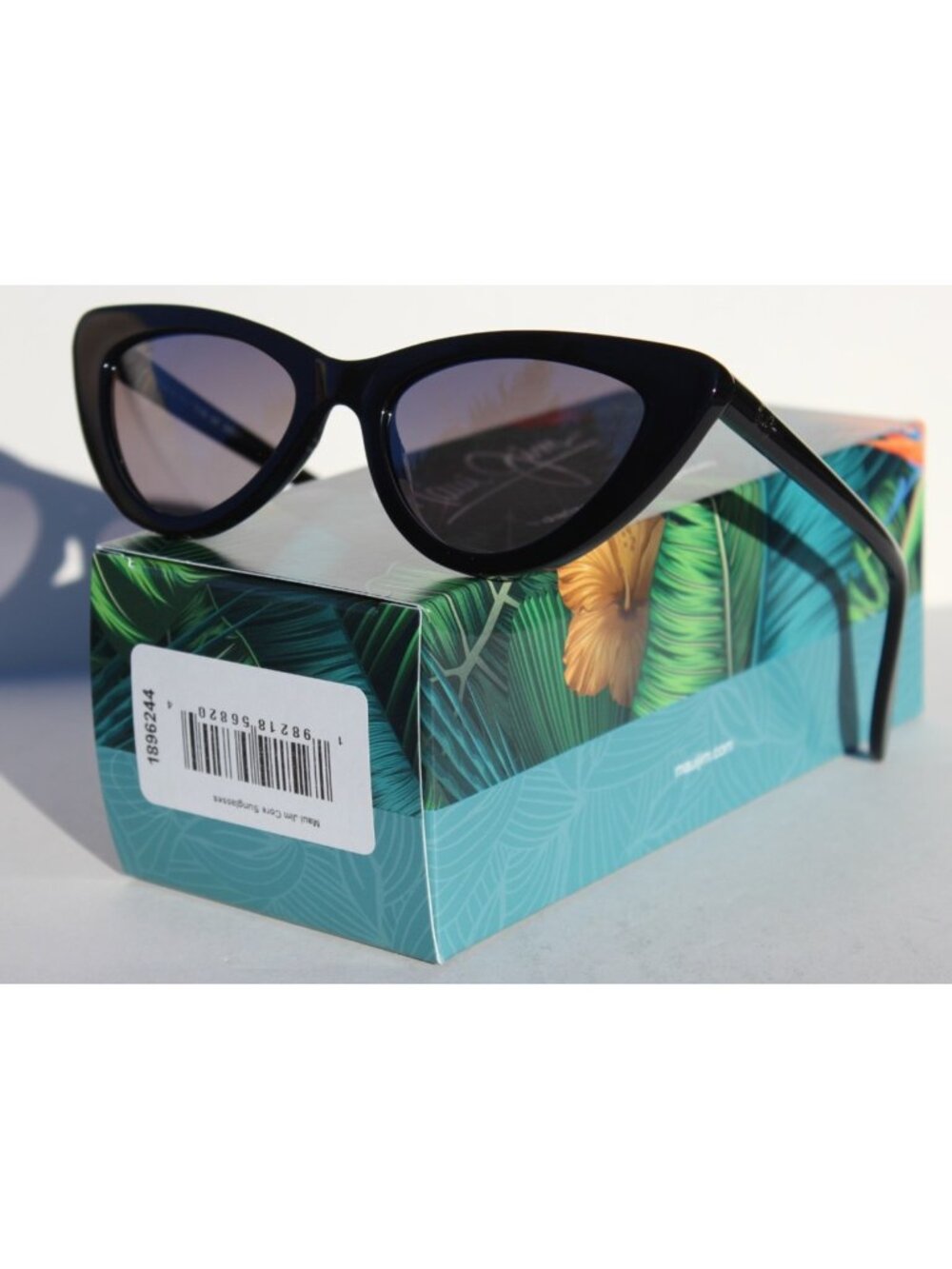 MAUI JIM Lychee POLARIZED Womens Sunglasses DSB891-02A Black/Silver NEW - Picture 9 of 10